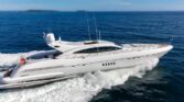 Fast Open yacht Mangusta 108 yacht charter