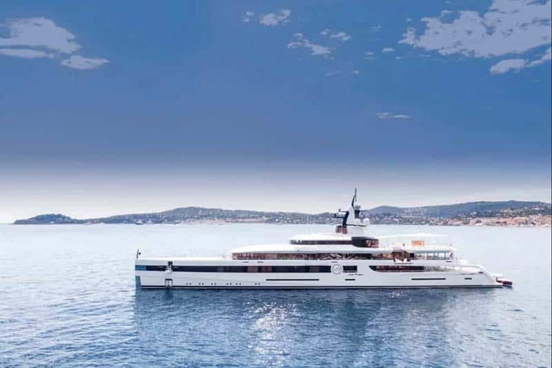 Superyacht charter can reach a very high price level.